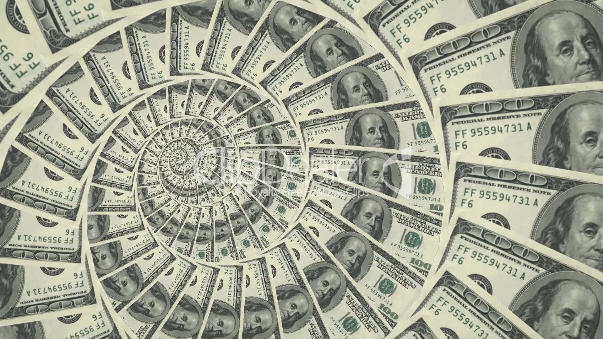 money animation - dollars