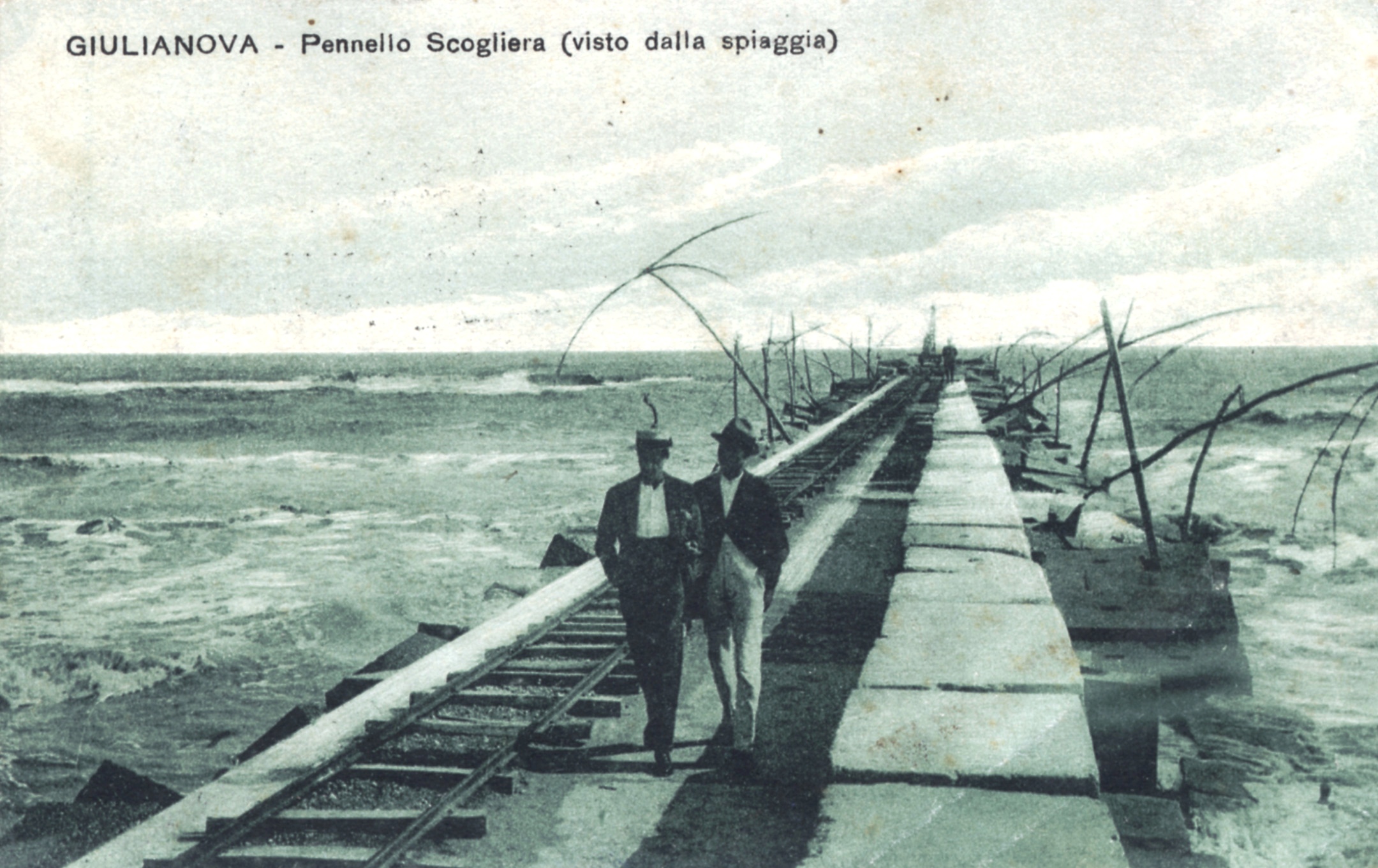 Cartolina del porto spedita nell agosto 1923