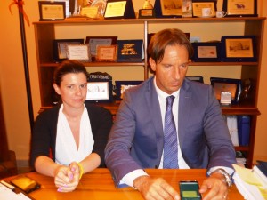 il sindaco e l ass Verdecchia