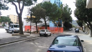 Lavori in piazza Giovanni XXIII