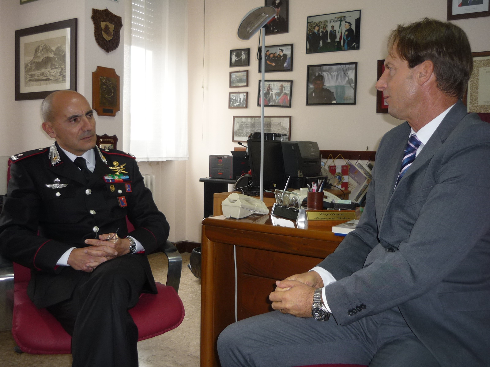 sindaco e generale Sirimarco
