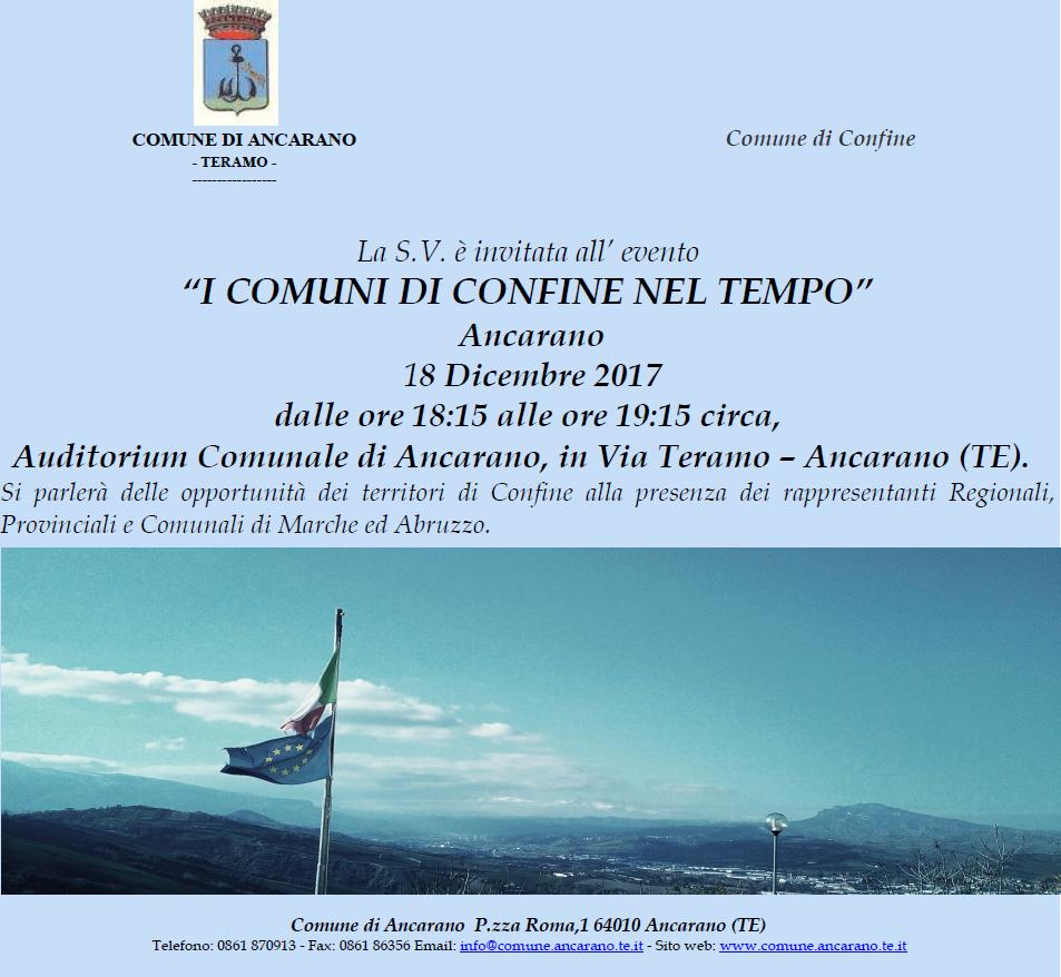 Comuni di Confine