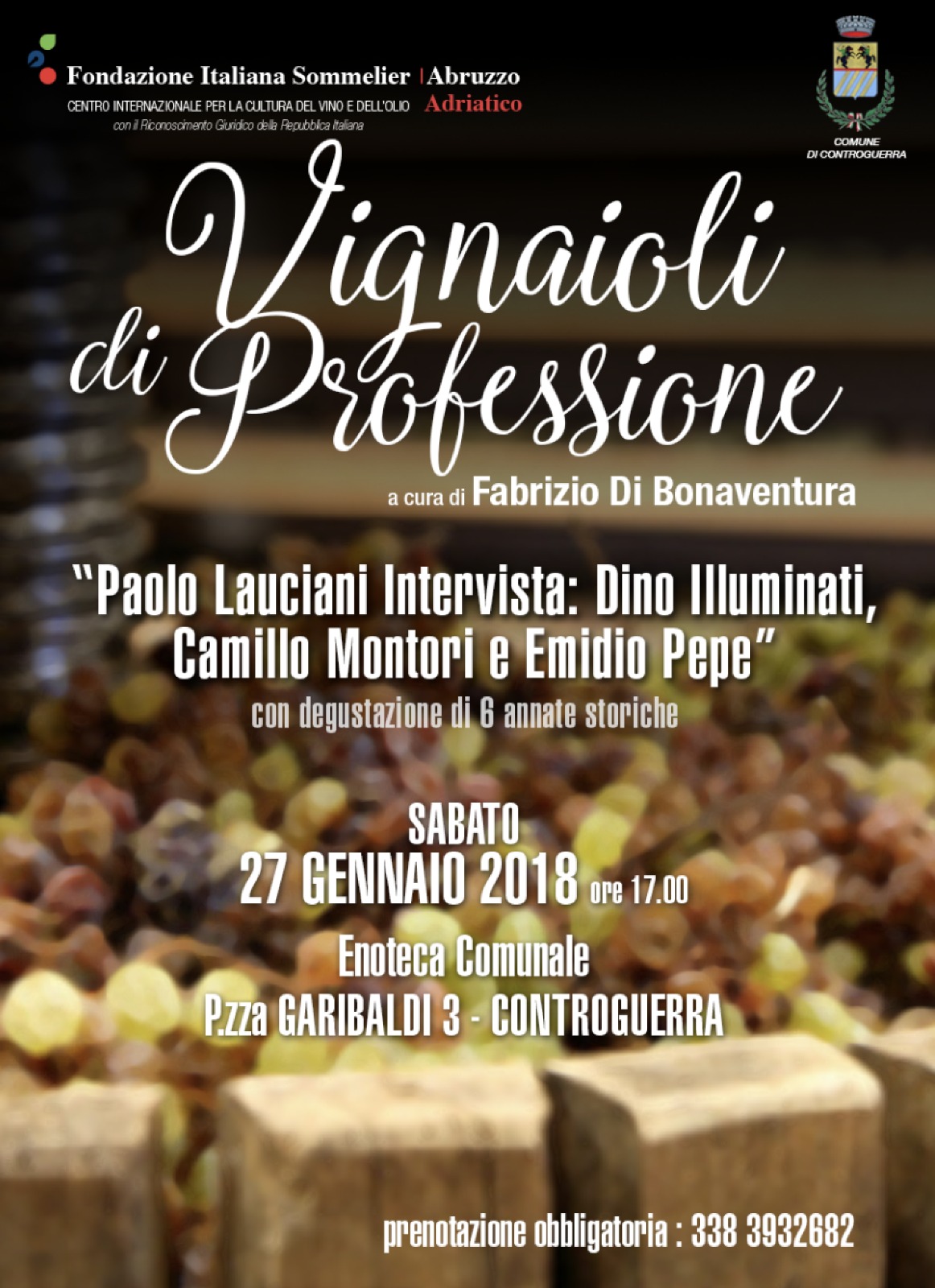 A Controguerra "Vignaioli di Professione” con tre produttori vinicoli