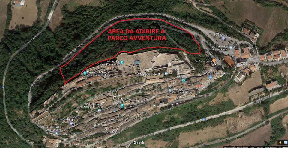 A Civitella del Tronto nasce un Parco Avventura nella pineta