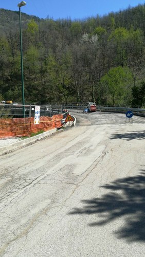Riaperto il ponte Cesano a Valle Castellana, da oggi iniziano i lavori sul ponte Intermesoli