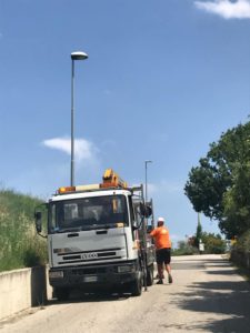 Ancarano, al via i lavori di riqualificazione dell'illuminazione pubblica