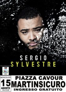 Sergio Sylvestre in concerto a Martinsicuro e fuochi d'artificio