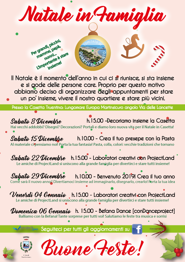 Natale in famiglia, al via la prima edizione a Martinsicuro