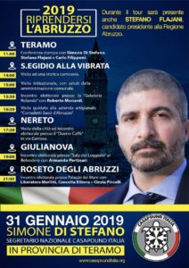 Regionali, Di Stefano (CasaPound) fa tappa in Val Vibrata
