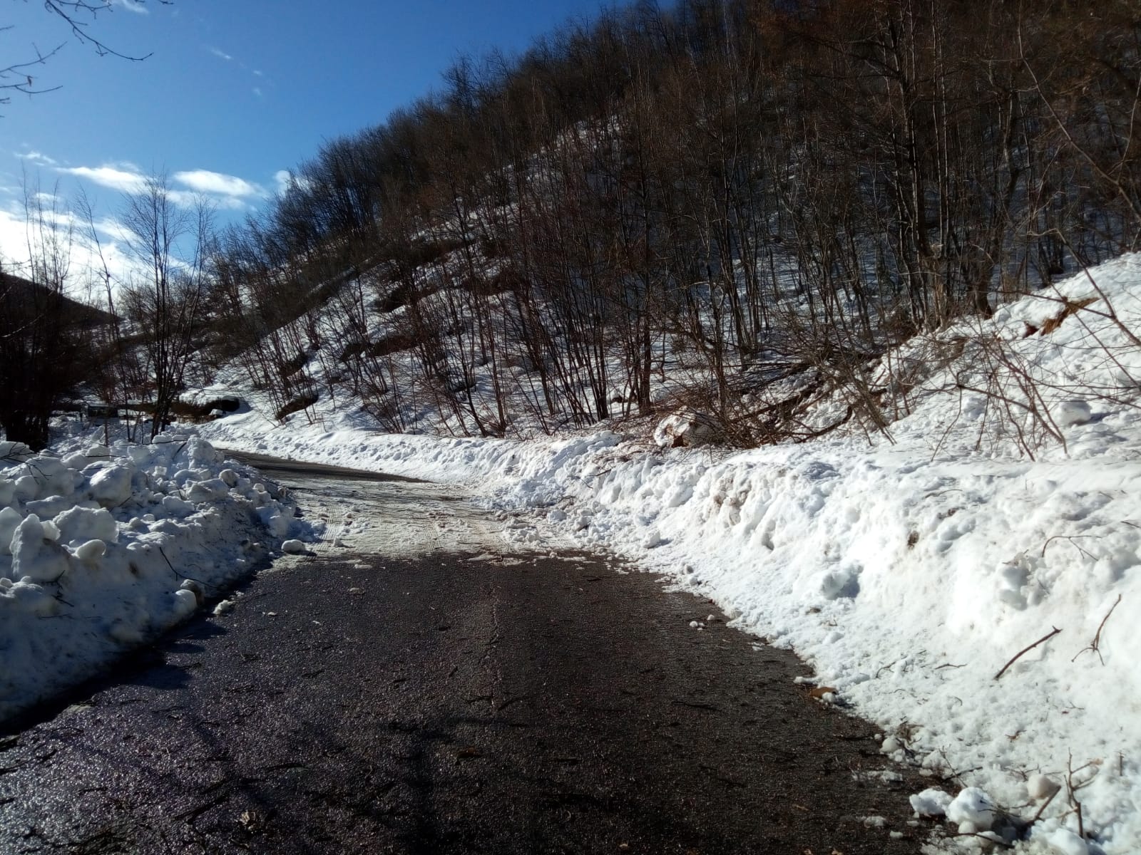Valle Castellana, frana provinciale a Macchia da Sole: gli interventi da fare