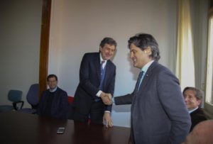 Ricostruzione, Marsilio a Teramo: "Recuperare i ritardi accumulati"