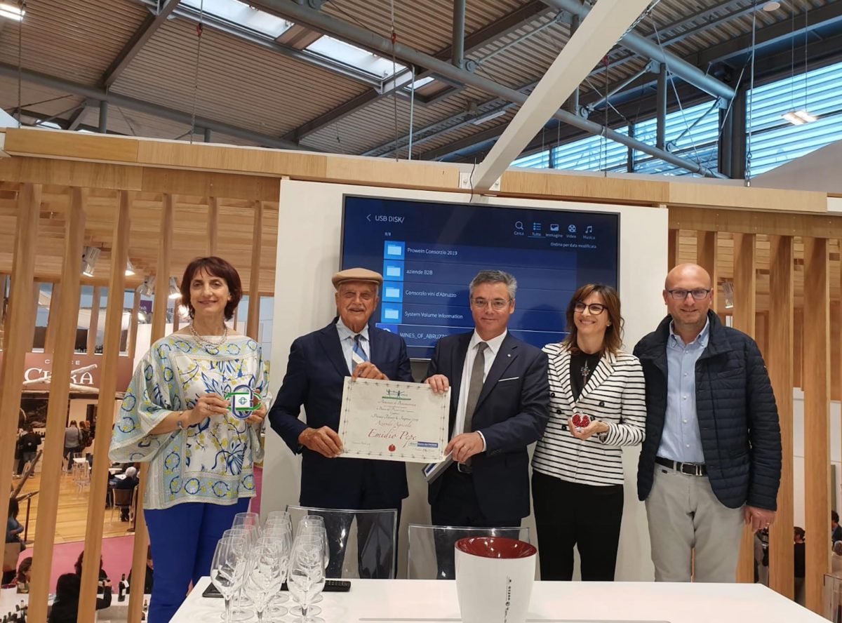 Vinitaly, “Talenti e Imprese”: premio alla Cantina “Emidio Pepe”