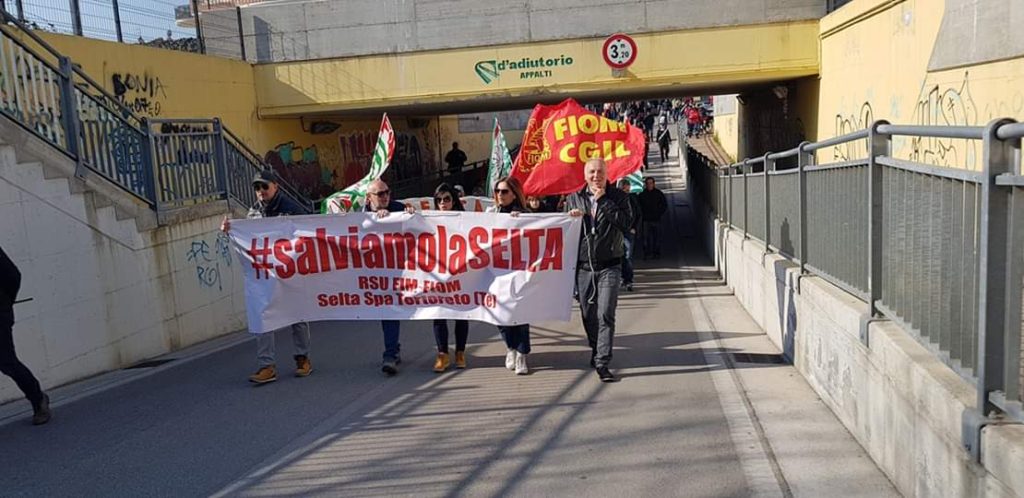 Tortoreto, vicenda Selta: prorogata la cassa integrazione