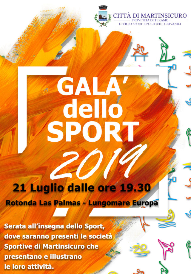 Martinsicuro, al via il “Galà dello Sport 2019” sul lungomare Europa