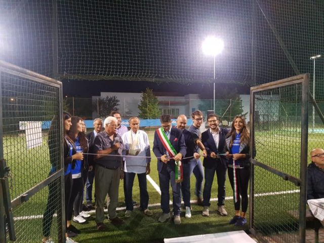 Sant'Omero, inaugurato il campo sportivo di Garrufo