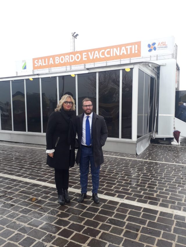 Il truck anti-influenza della Asl di Teramo arriva a Giulianova