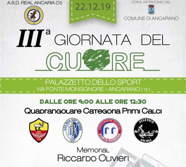 Ancarano, terza "giornata del cuore" in ricordo di Riccardo Olivieri