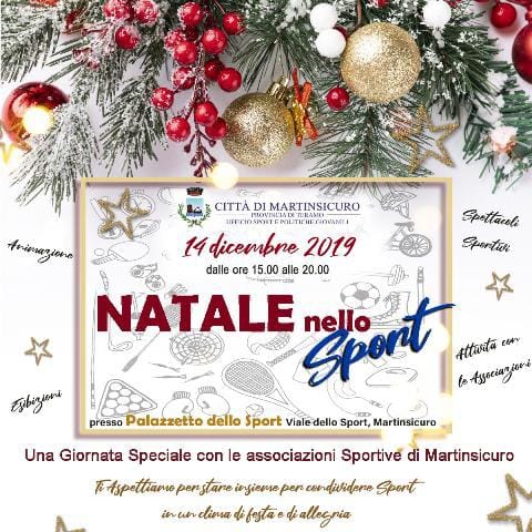 “Natale nello Sport” con i ragazzi e le associazioni sportive
