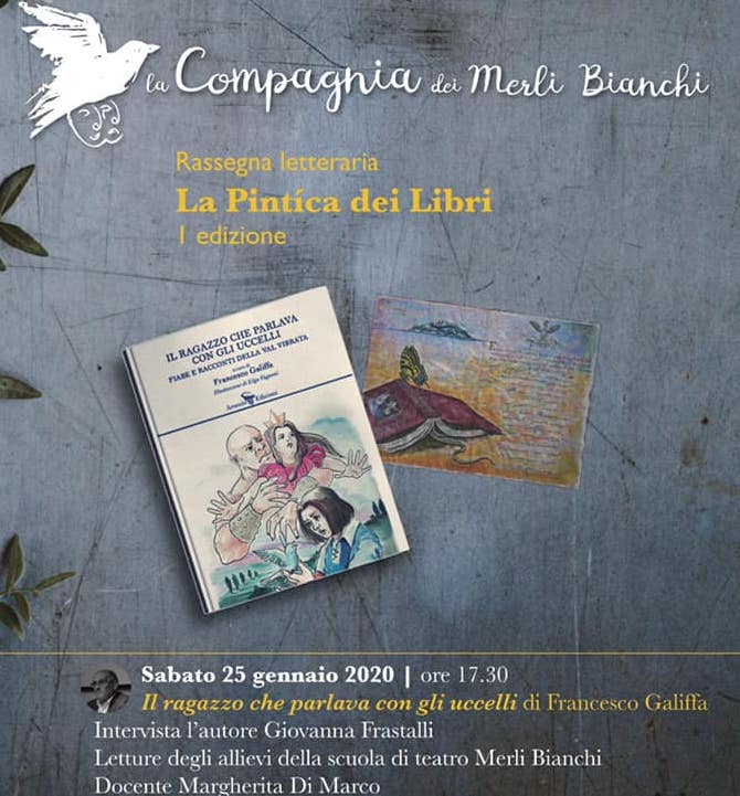 A Giulianova la presentazione del libro “Il ragazzo che parlava con gli uccelli. Fiabe e racconti della Val Vibrata”
