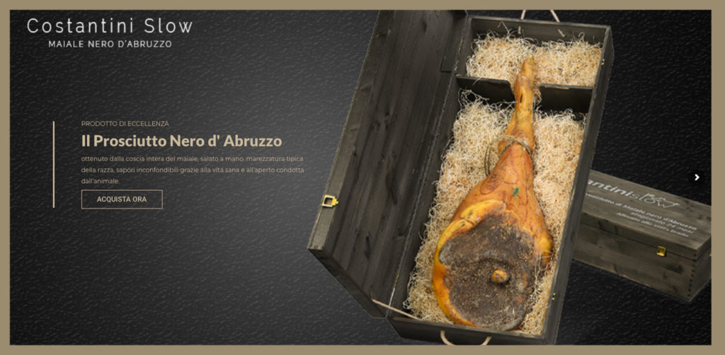 COSTANTINI SLOW. Assaggia il Prosciutto Nero d’Abruzzo: dall’allevatore al consumatore