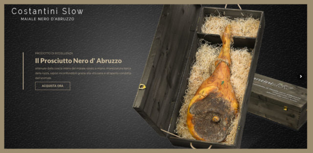 COSTANTINI SLOW. Assaggia il Prosciutto Nero d’Abruzzo: dall’allevatore al consumatore