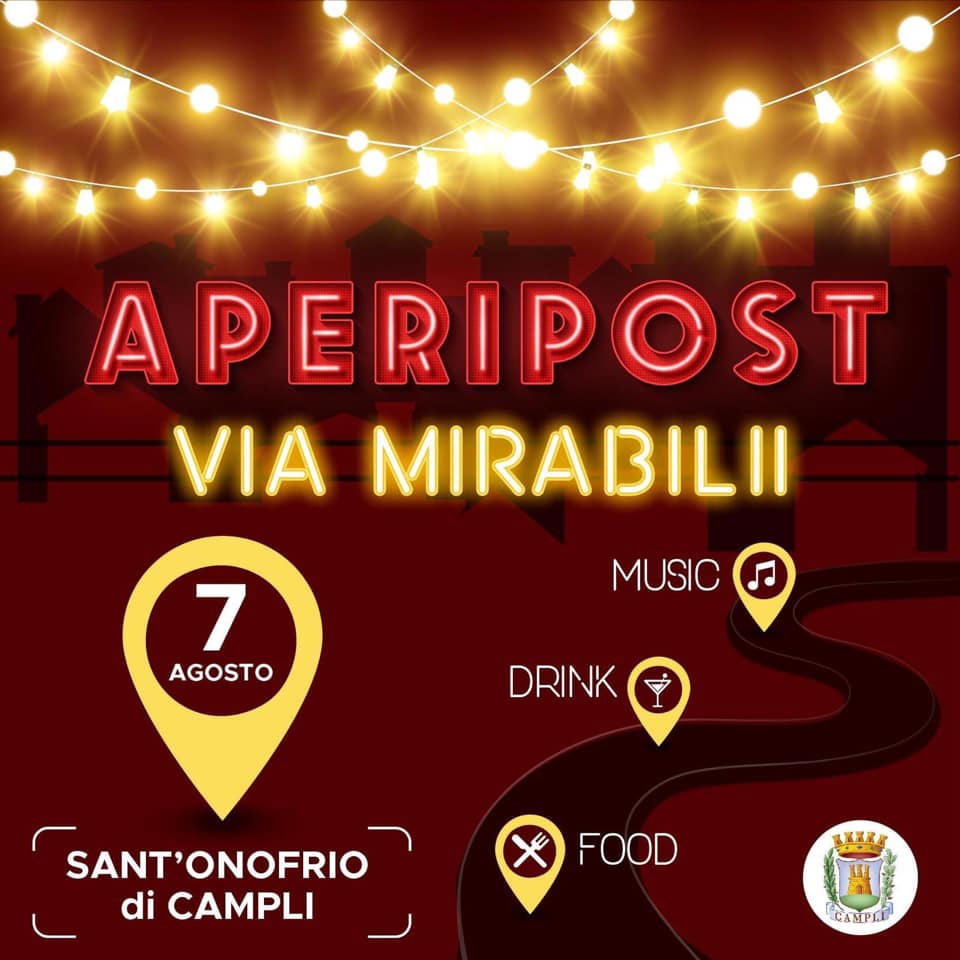 A Sant’Onofrio torna l’Aperipost: aperitivi e musica dal vivo in via Mirabilii