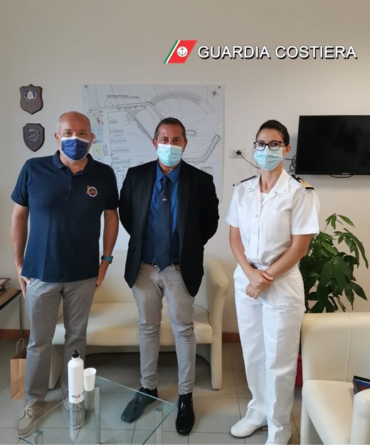 Giulianova, visita del presidente Federvela all’ufficio circondariale marittimo
