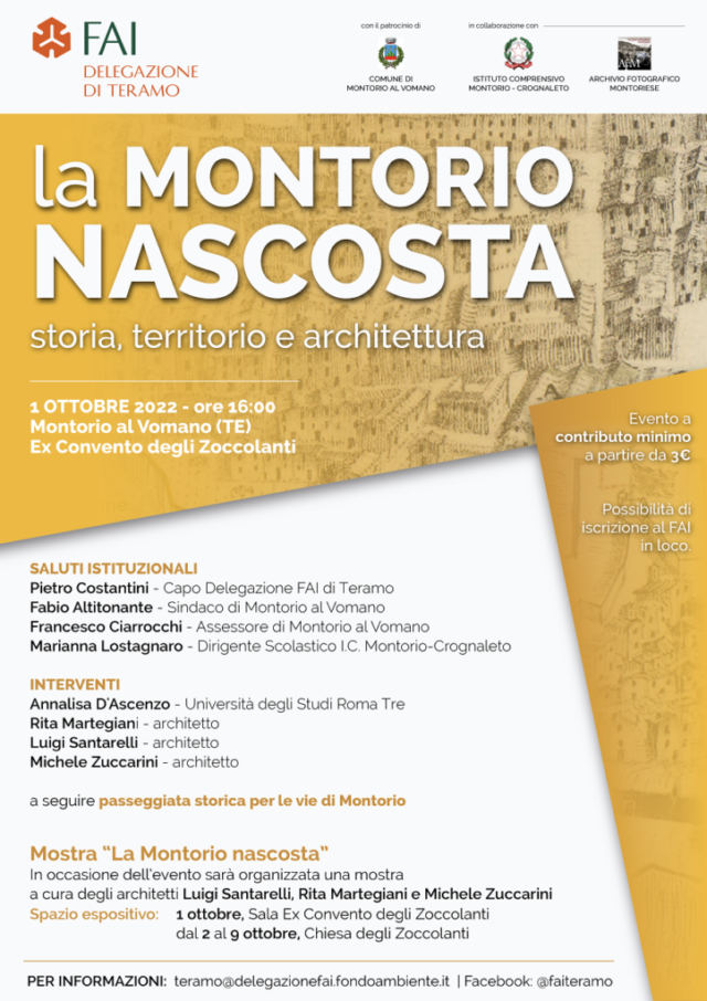 Fai Teramo, alla scoperta de "La Montorio nascosta"