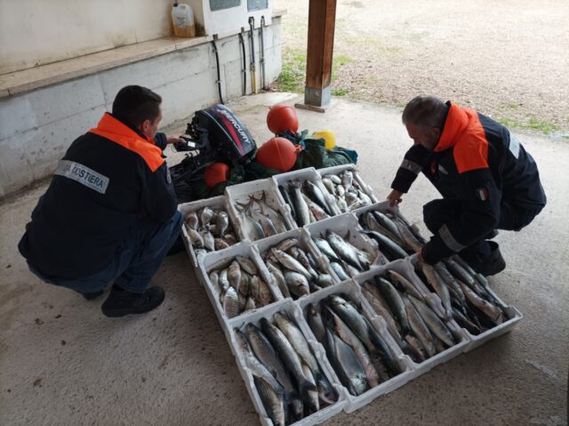Giulianova, pescatore abusivo posizionava reti da posta