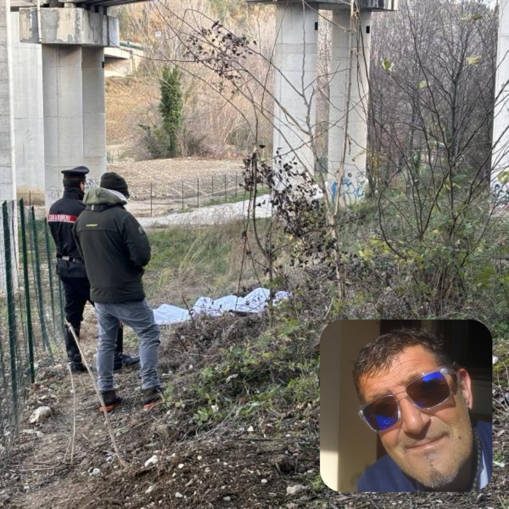 Il corpo sotto il ponte San Gabriele è di Marco Capriotti