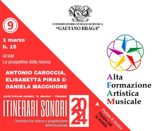 Al Braga Itinerari sonori e le prospettive della ricerca nell’Afam