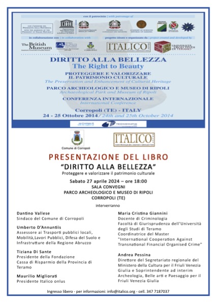 Corropoli: presentazione del libro “Diritto alla bellezza”