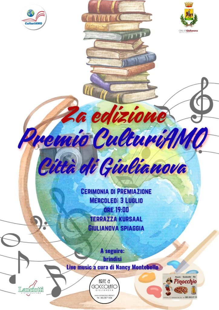 Giulianova, al via la seconda edizione del premio CulturiAMO