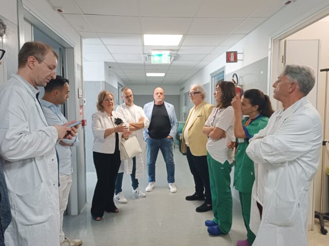 L’assessore Verì in visita all’ospedale di Sant’Omero