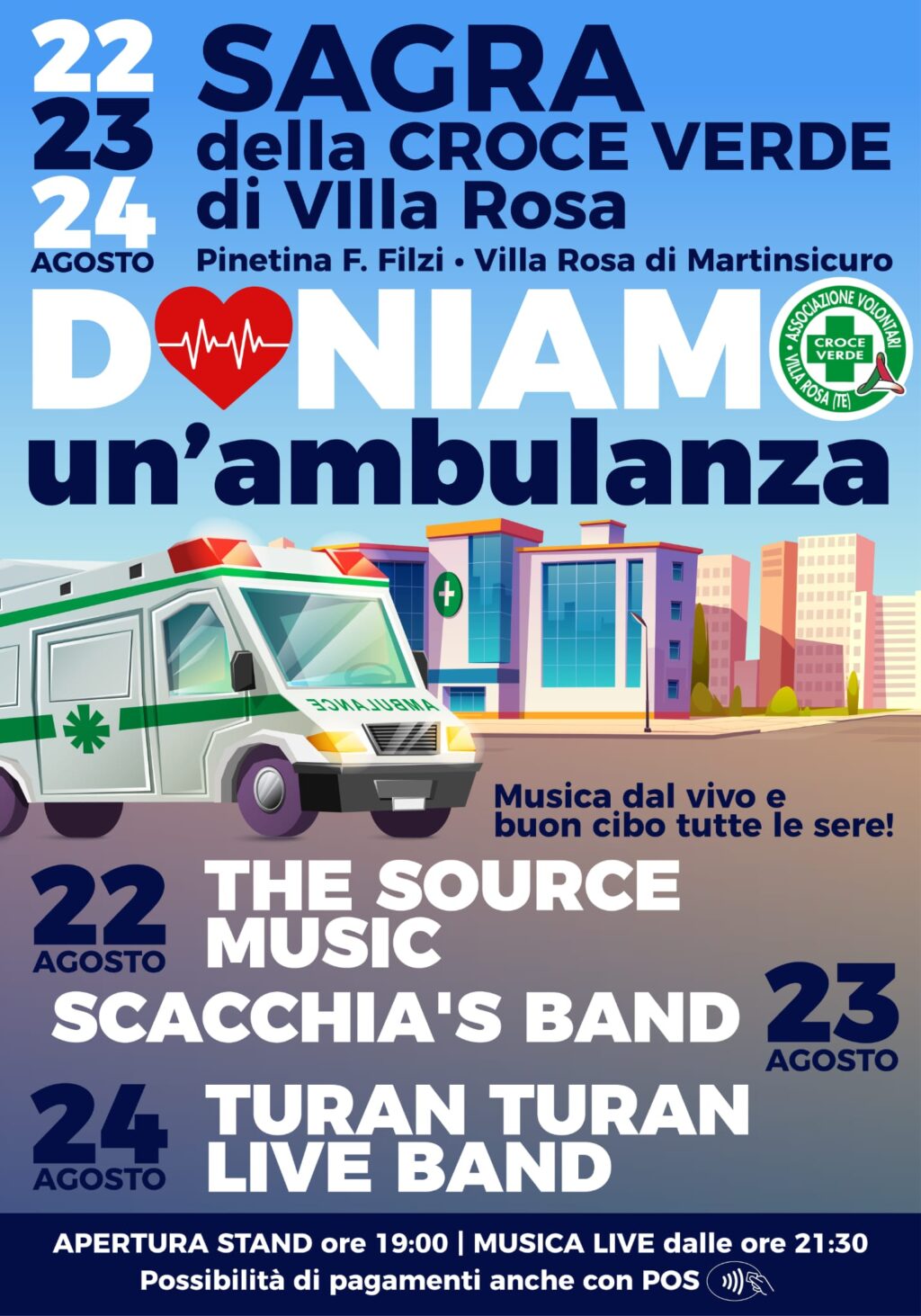 A Villa Rosa torna la sagra della Croce Verde