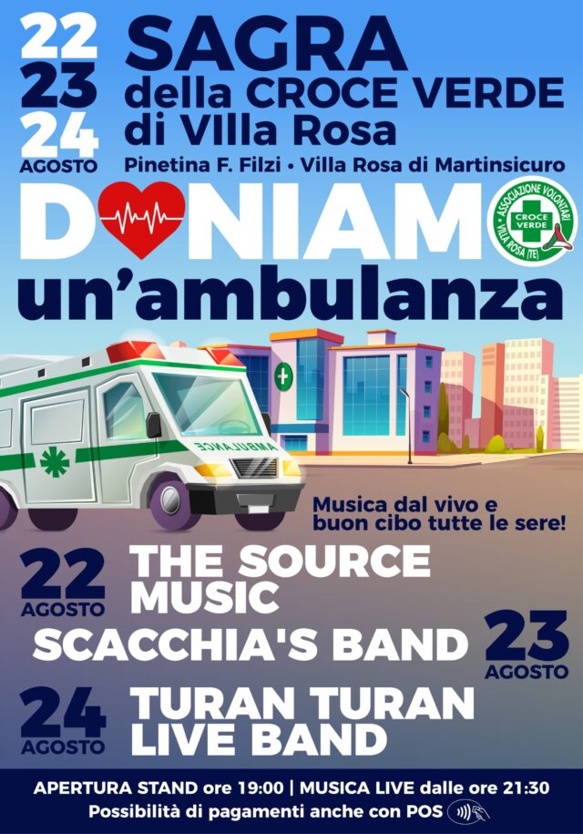 A Villa Rosa torna la sagra della Croce Verde