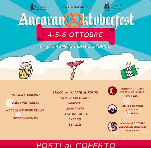 AncaranOktoberfest: festa della birra nel fine settimana