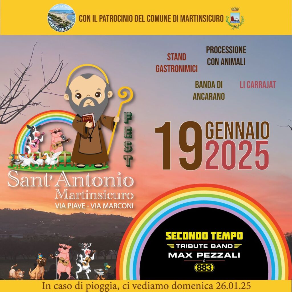 A Martinsicuro la festa di Sant’Antonio Abate con la processione degli animali